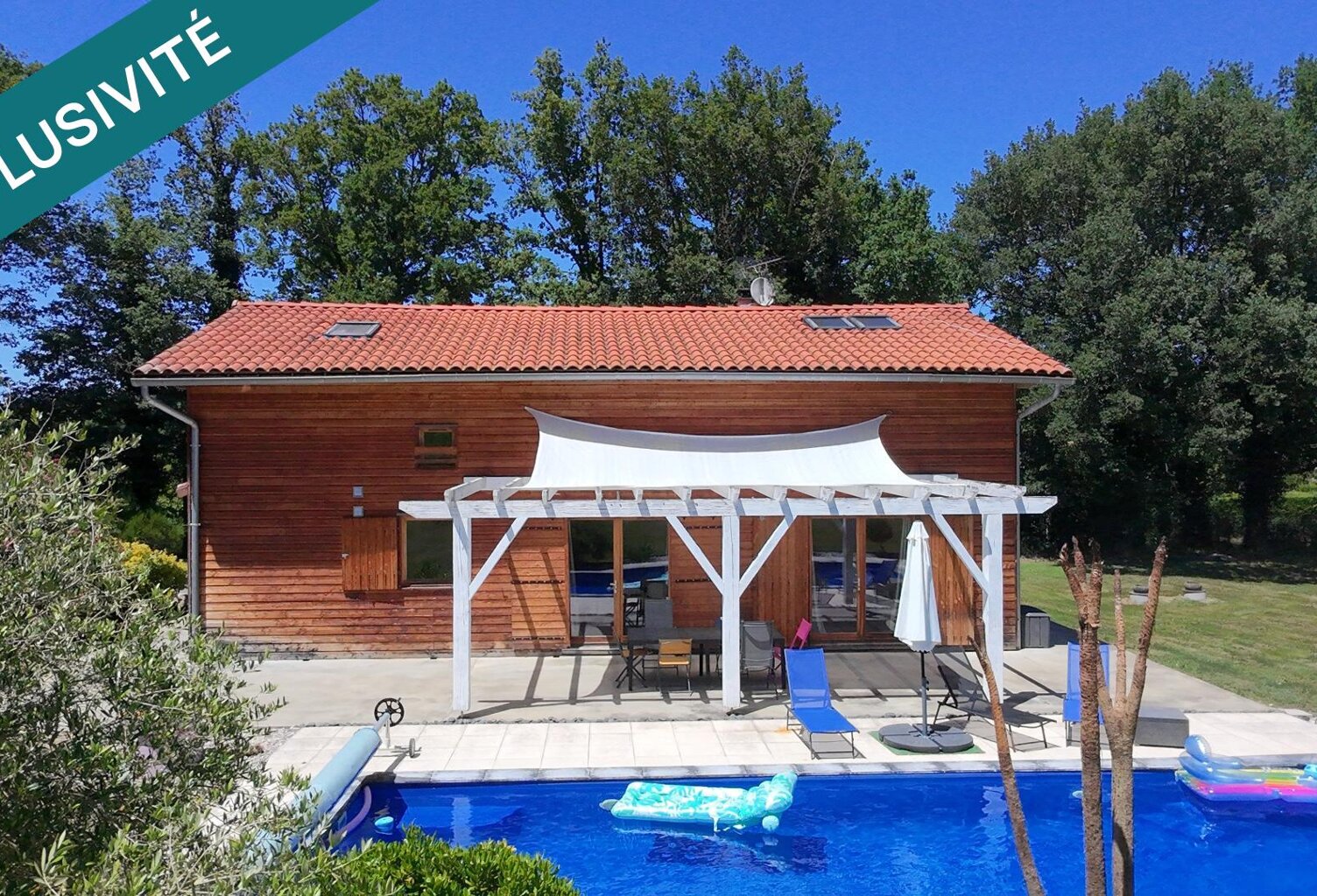 Villa contemporaine avec piscine et grand terrain  Monclar de Quercy — photo 1