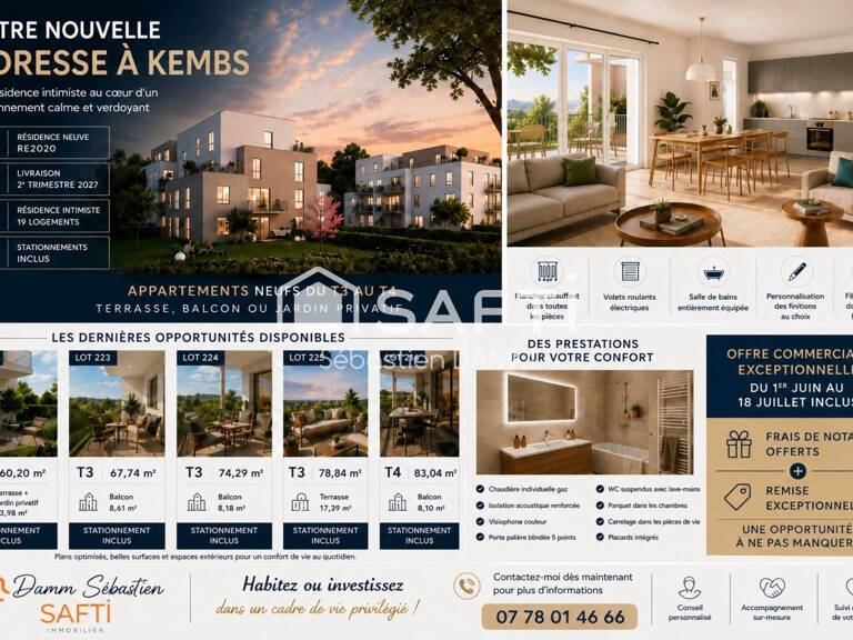 T3 & T4 neufs disponibles à Kembs — photo 1