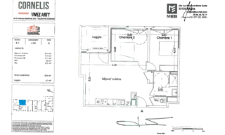 Appartement 3 Pièces 63 m² à louer à Villenave-d'Ornon (33140)
