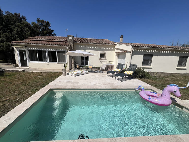PARIGNARGUES Villa de 135 m2 avec piscine sur terrain de 270 — photo 1