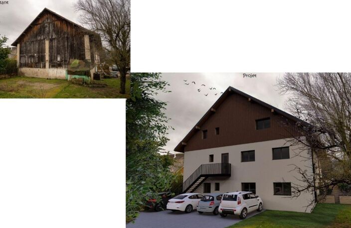 A Vallières-sur-Fier, Permis accepté pour création de Deux appartements (dont 1 duplex) avec 4 places de parking privatives.es — photo 3