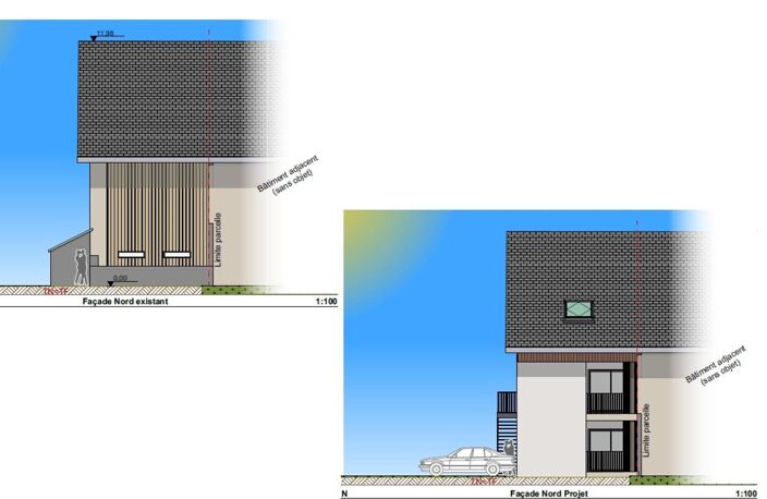 A Vallières-sur-Fier, Permis accepté pour création de Deux appartements (dont 1 duplex) avec 4 places de parking privatives.es — photo 4