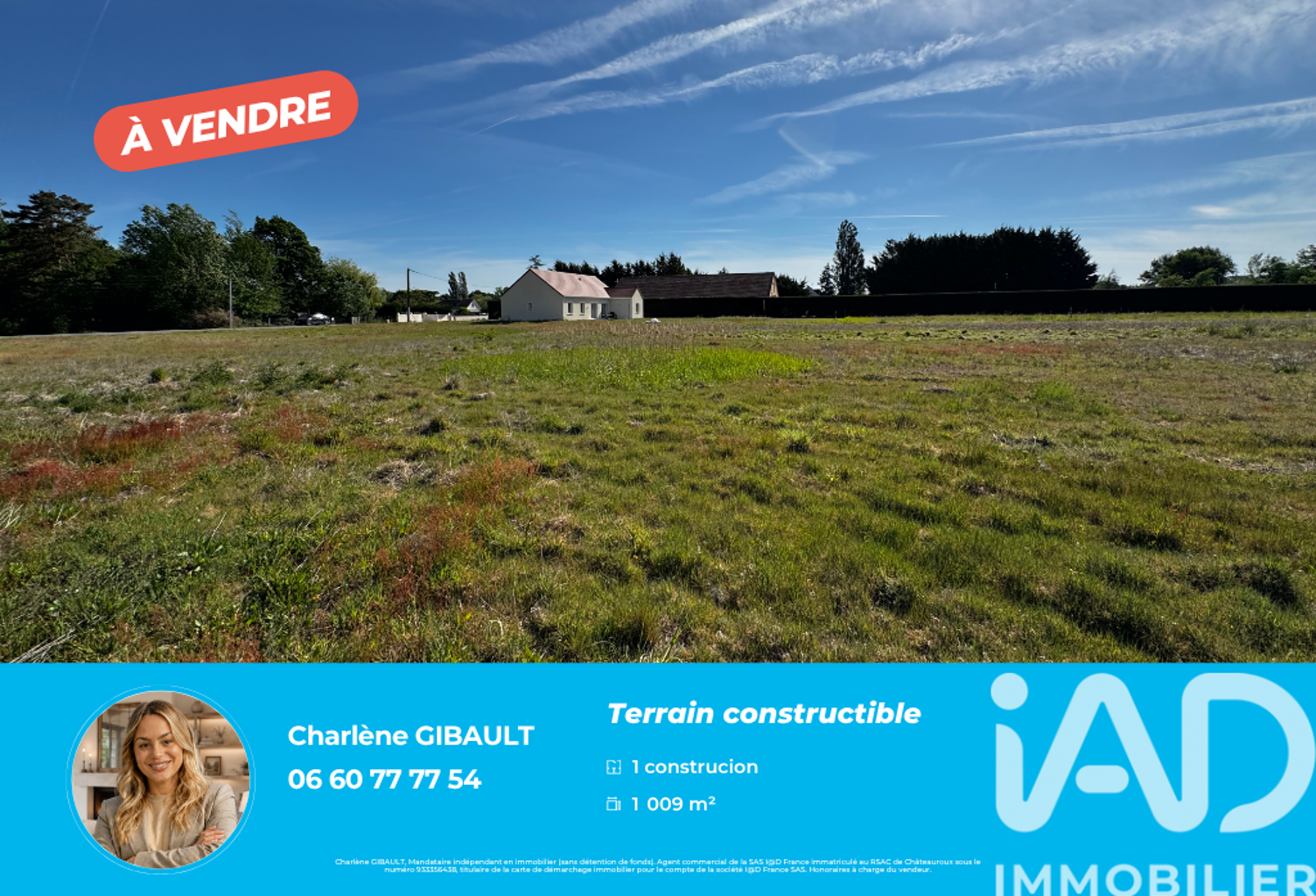 Vente Terrain à bâtir 1 009 m&sup2; — photo 1