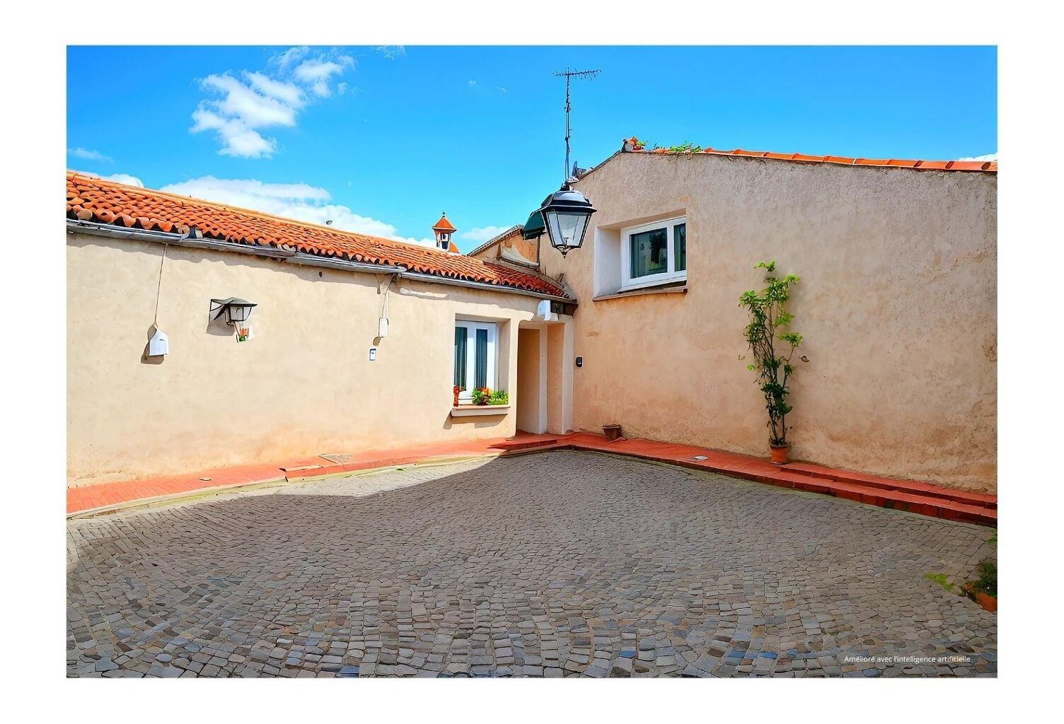 Maisons de village avec toit terrasse et appartement attenant plain pied indépendant actuellement loué — photo 1