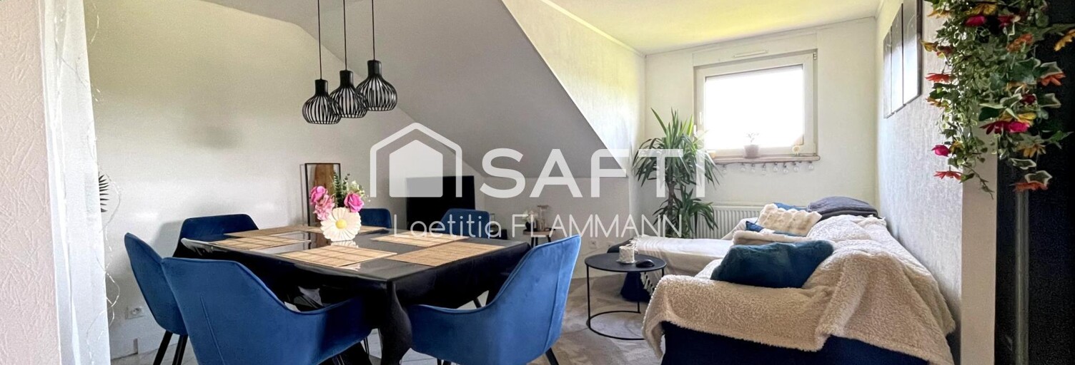 Appartement 3 Pièces 62 m² à vendre à Sarreinsming (57905)