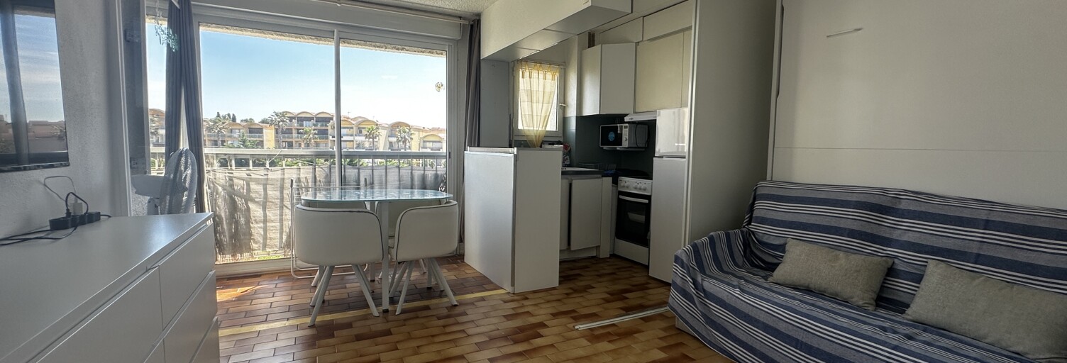 Appartement 1 Pièce 22 m² à vendre à Gruissan (11430)