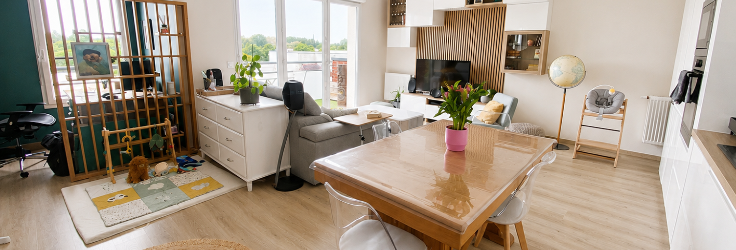 Appartement 3 Pièces 70 m² à vendre à Croix (59170)