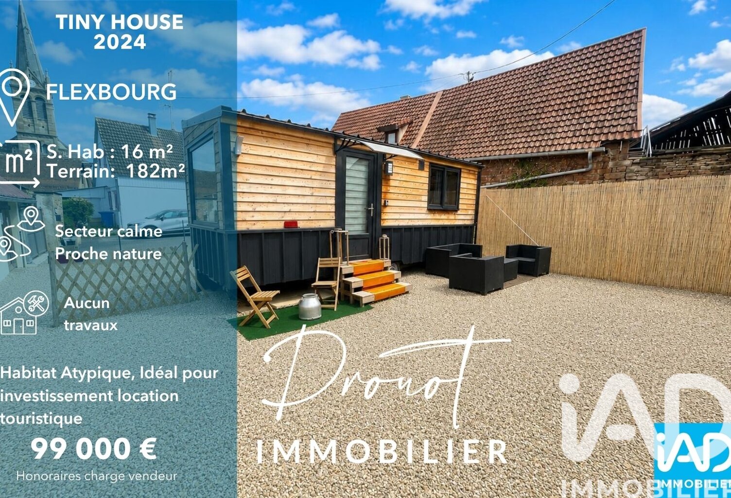 Vente Terrain 182 m&sup2; — photo 1