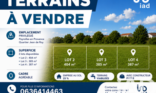 Terrain  385 m² à vendre à Peyrolles-en-Provence (13860)