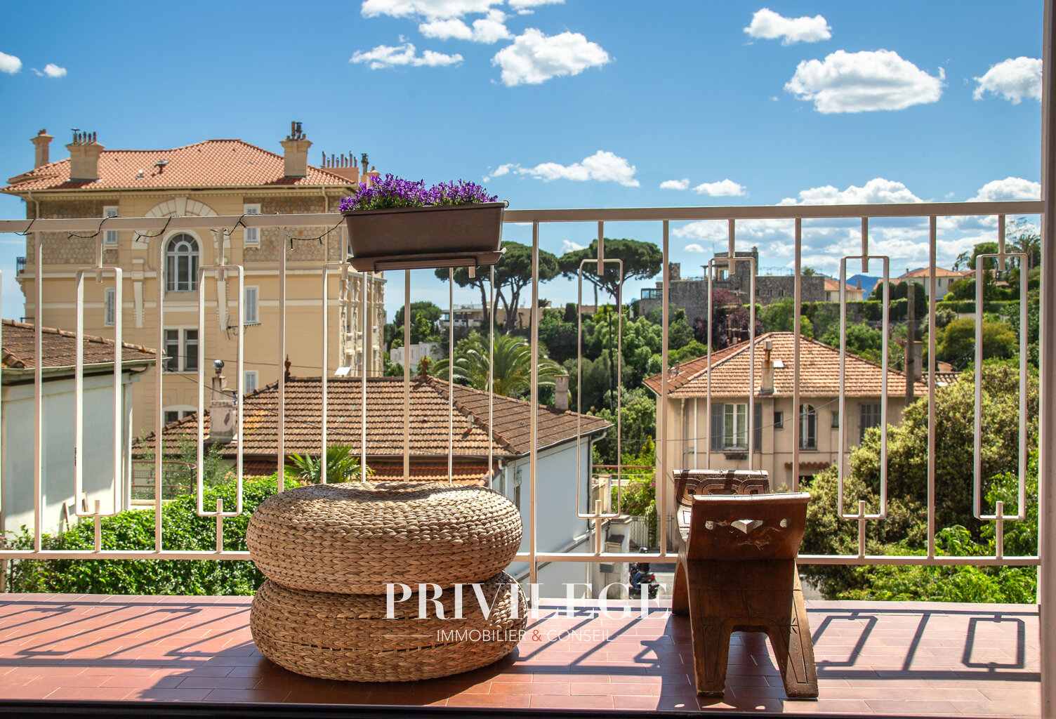 Cannes   Appartement 3 pièces avec terrasse, vue mer et gara — photo 1