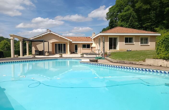 SUPERBE CONTEMPORAINE AVEC PISCINE DANS UN  CADRE IDYLIQUE — photo 3