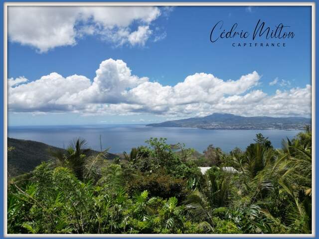 Terrain de 1 000 m² vue mer – Anses-d’Arlet, quartier Cocoyers — photo du bien