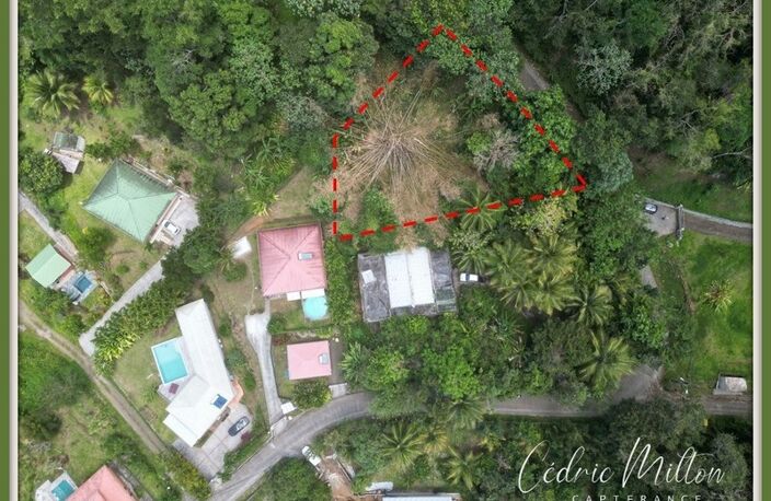 Terrain de 1 000 m² vue mer – Anses-d’Arlet, quartier Cocoyers — photo 5