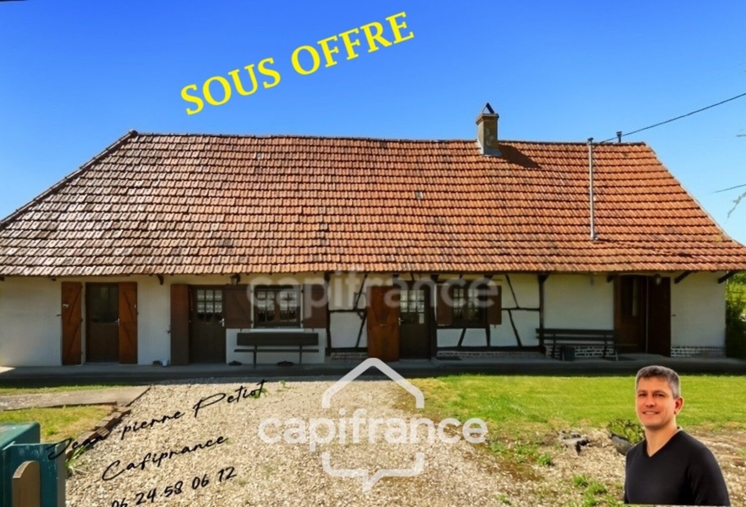 Maison de campagne à vendre 3 pièces à 1h15 de Lyon — photo 1