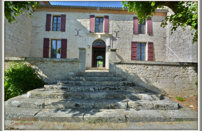 Dpt Lot et Garonne (47), à vendre proche d' AGEN Propriété P8 de 385 m² plus dépendances de 400 M2- Terrain de 25 HA — photo 2
