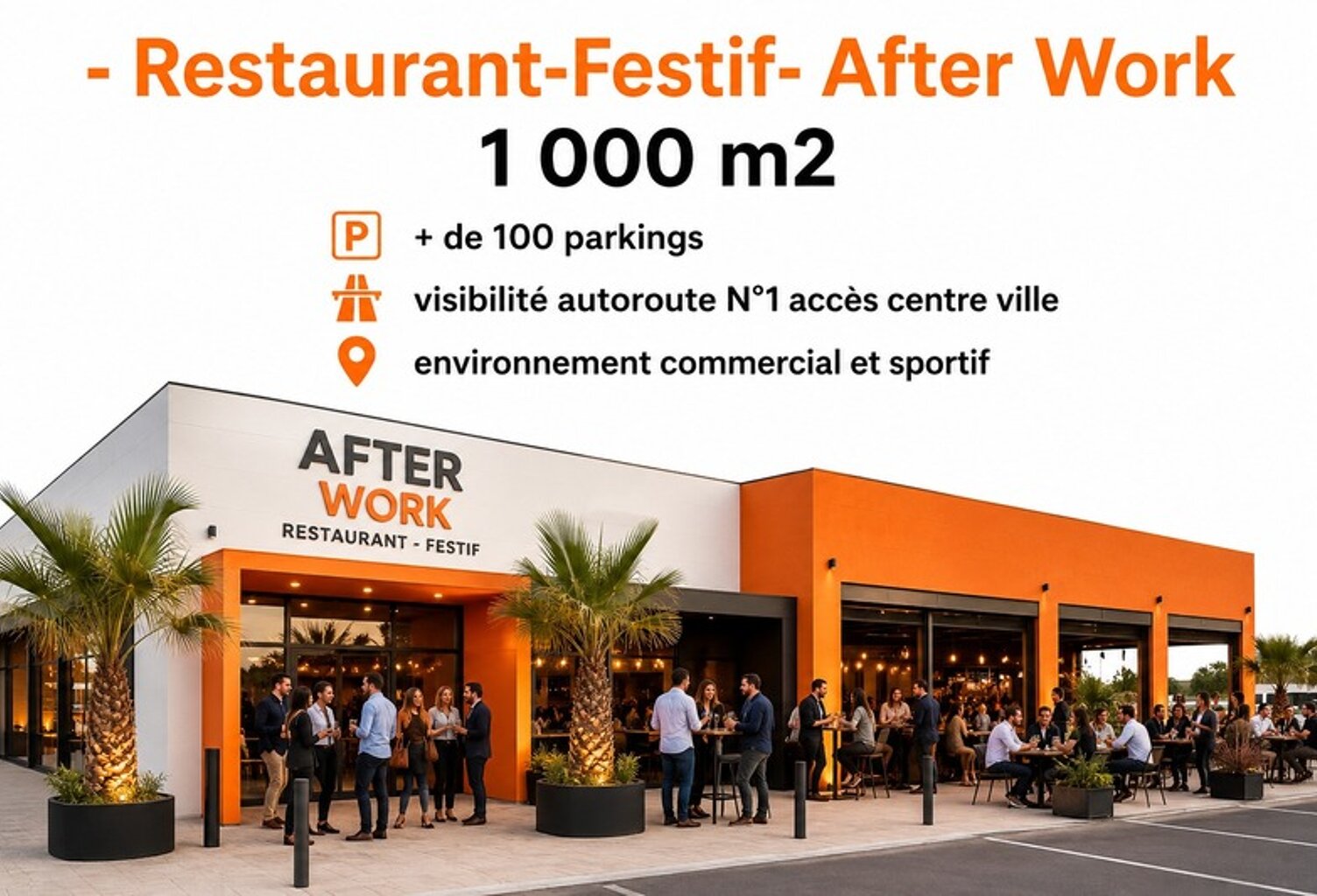 Dpt Rhône (69), A LOUER  LYON NORD  - RESTAURANT FESTIF – AFTER WORK – LOISIRS UN EMPLACEMENT N°1 — photo 1