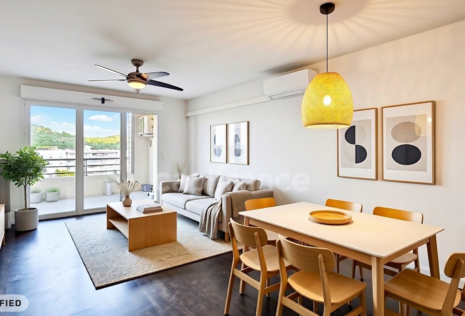 AJACCIO (20), appartement T2, terrasse, vue dégagée, secteur rocade proche commerces — photo 1