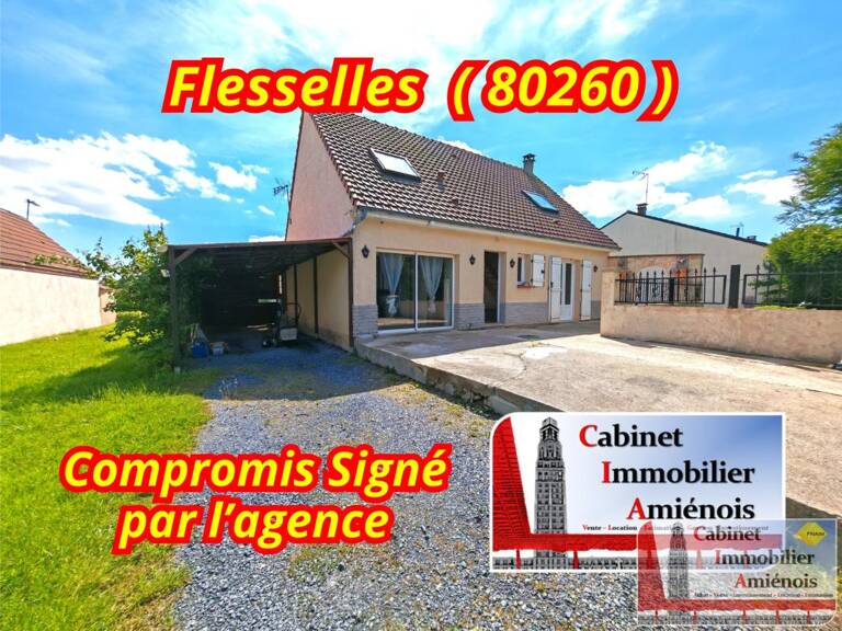 Flesselles : Pavillon individuel 110m2 avec 3 chambres et ja — photo 1