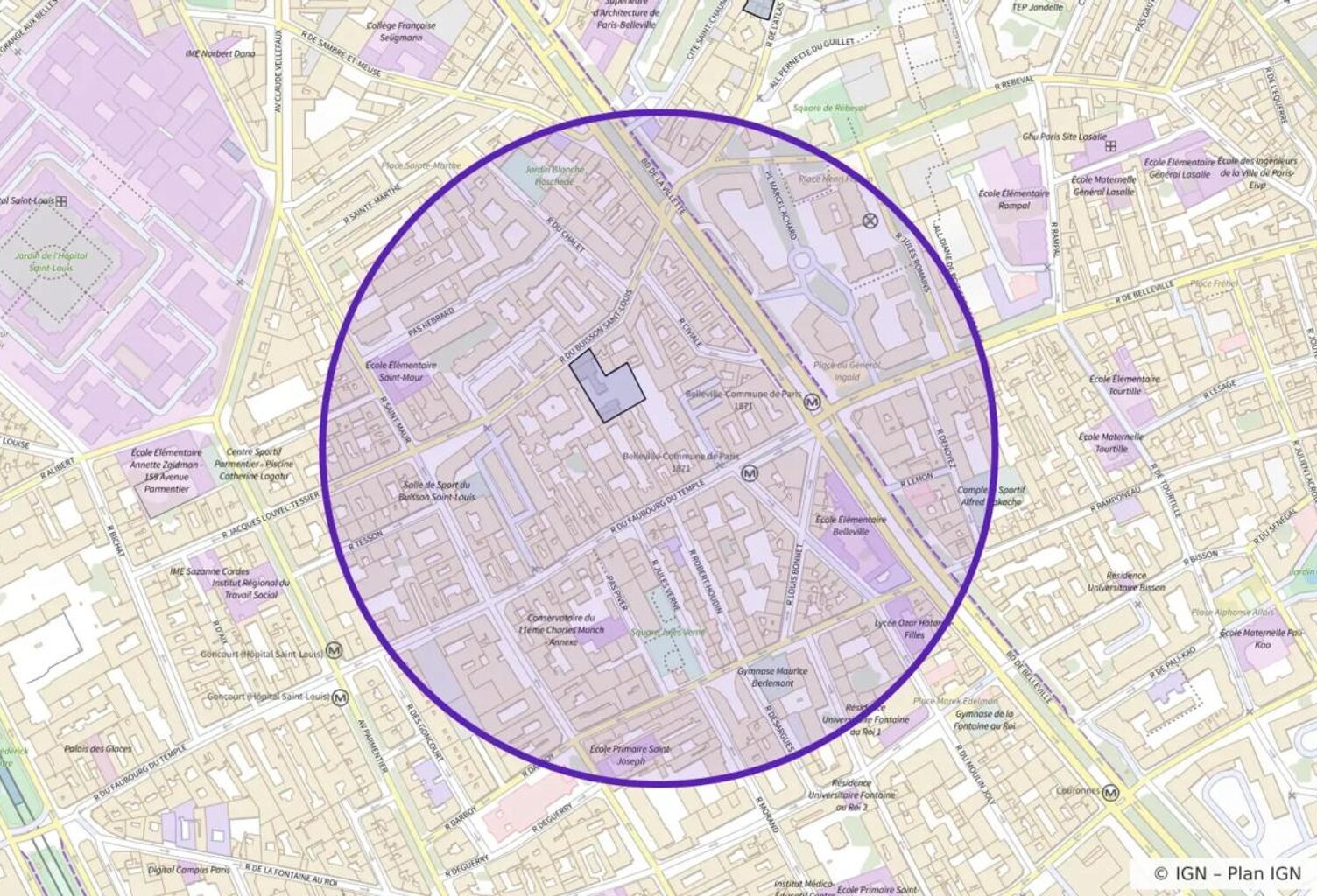 Appartement 1 pièce de 24 m² situé à Paris — photo 1