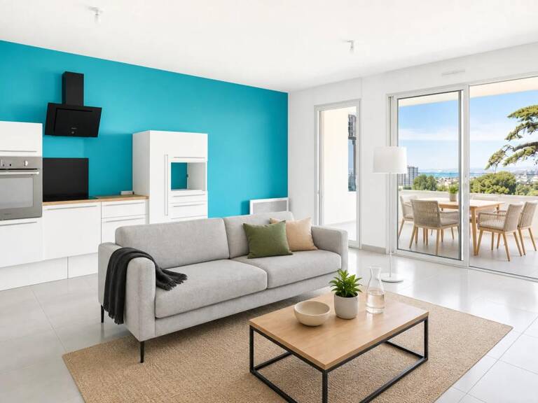 Appartement T3 de 70 m² à Mazargues 13009 Portes des Calanques — photo 1