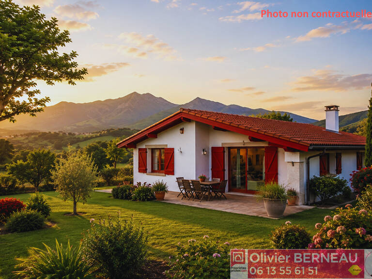 Maison quasi plain pied Espelette 5 pièce(s) 96 m2 avec vue montagnes — photo 1