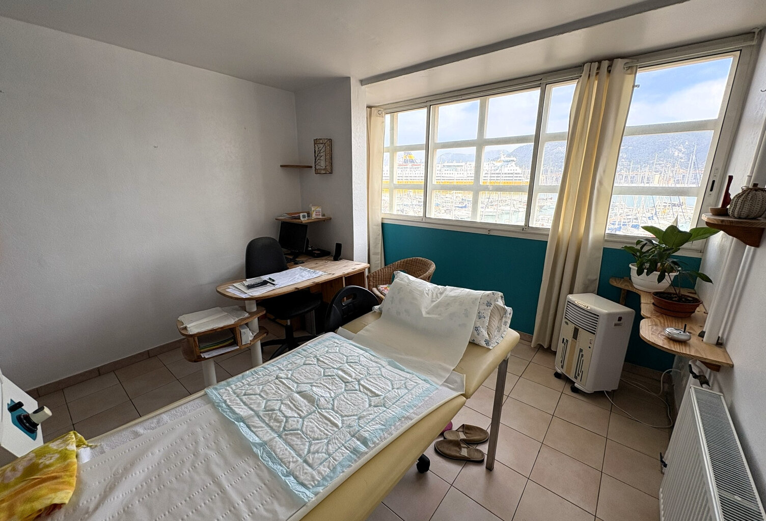 T2 44 m2, vue mer, ascenseur, parking, cave - Le Port Marcha — photo 1