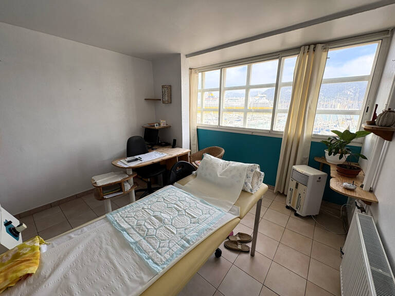 T2 44 m2, vue mer, ascenseur, parking, cave - Le Port Marcha — photo 1