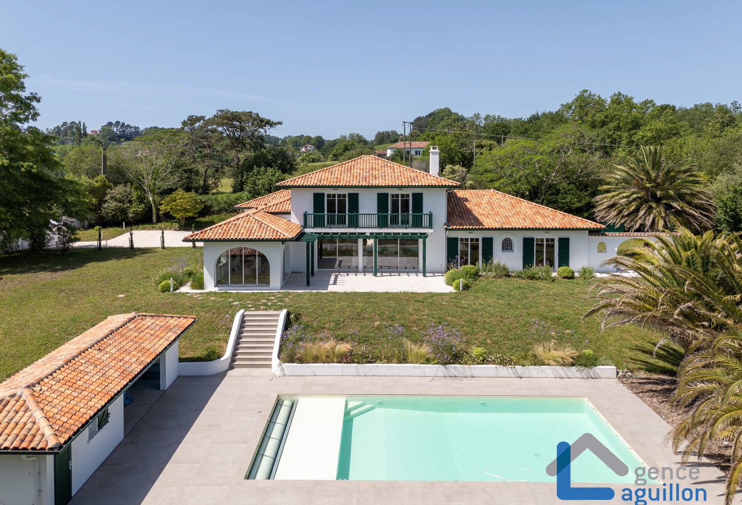 Villa de prestige avec piscine et vue sur La Rhune — photo 1