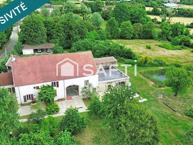 Rare : Magnifique Longère en Pierre de 198 m²  Terrain de 1,1 ha avec Plan d'Eau  Proche Cosne-sur-Loire (Saint-Loup-des-Bois) — photo du bien