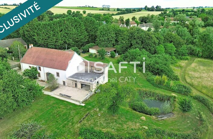 Rare : Magnifique Longère en Pierre de 198 m²  Terrain de 1,1 ha avec Plan d'Eau  Proche Cosne-sur-Loire (Saint-Loup-des-Bois) — photo 3