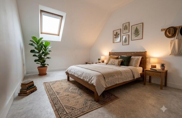Maison au calme avec vie de plain pied bourg de Saint Yvi — photo 5