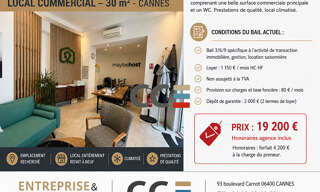 Commerce  30 m² à vendre à Cannes (06400)