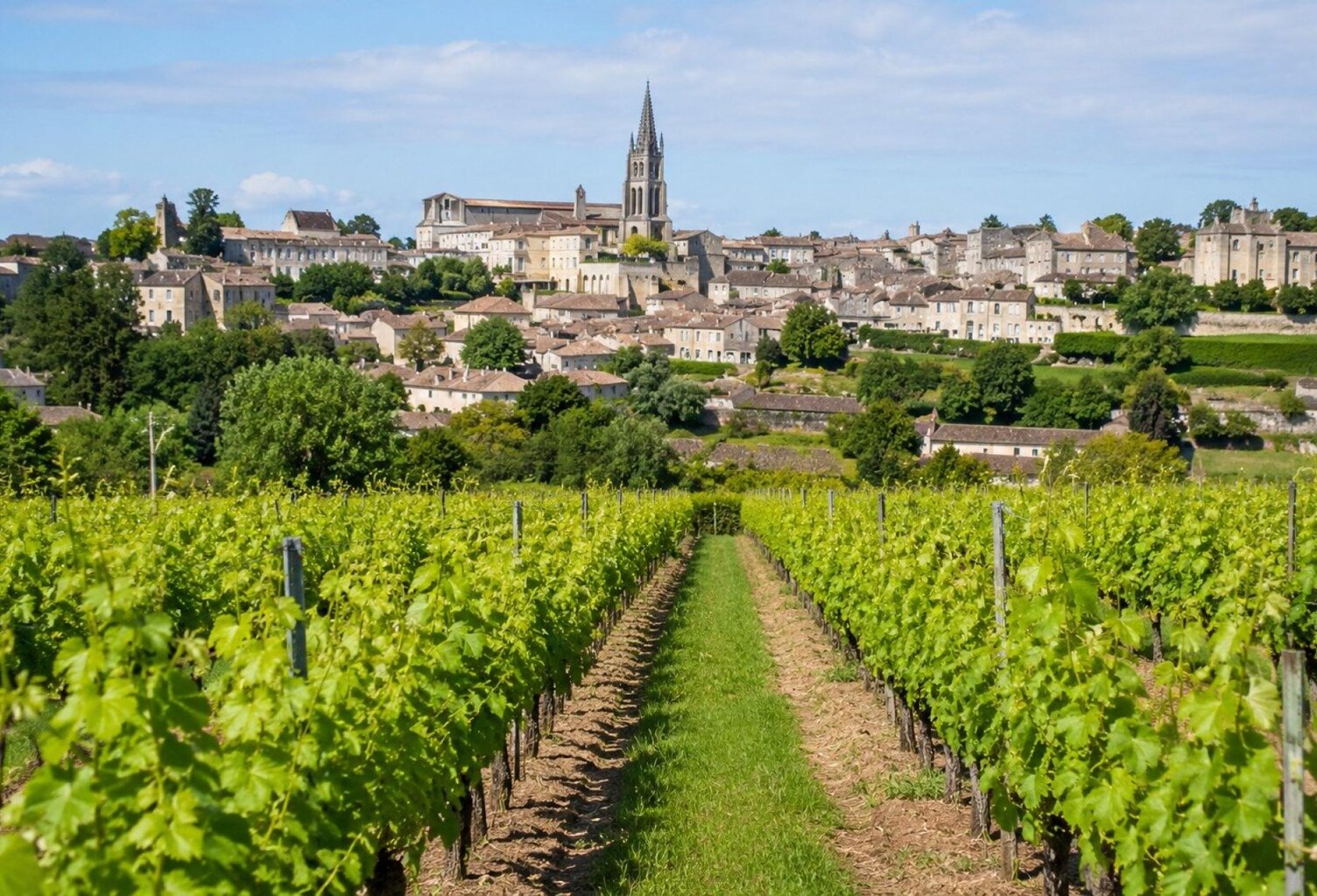 parcelles de vignes à Saint Emilion en bio dont le cépage ce compose de 70 % de merlots et 30 % de cabernets francs — photo 1