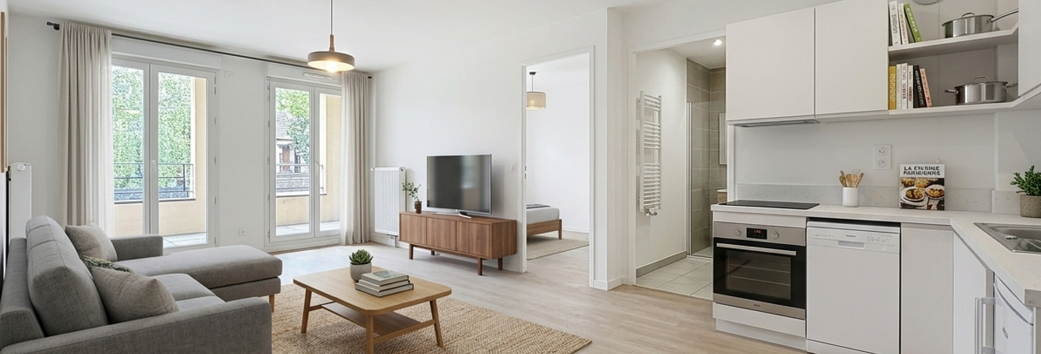 Appartement 2 Pièces 44 m² à vendre à Le Blanc-Mesnil (93150)