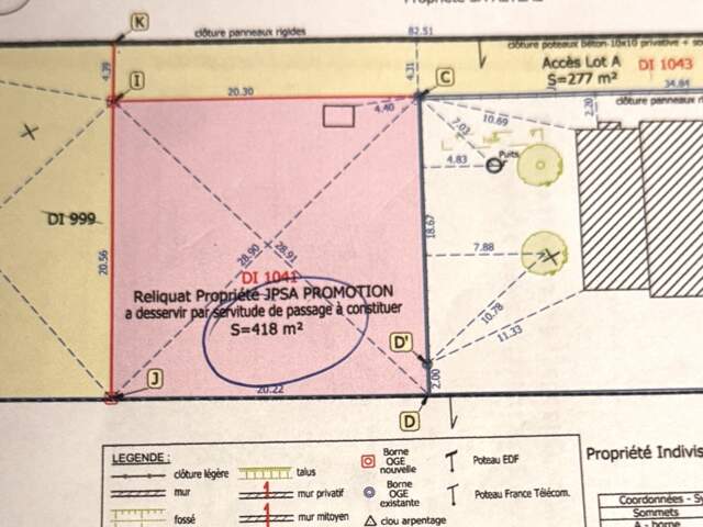Vente Terrain à bâtir 927 m&sup2; — photo du bien
