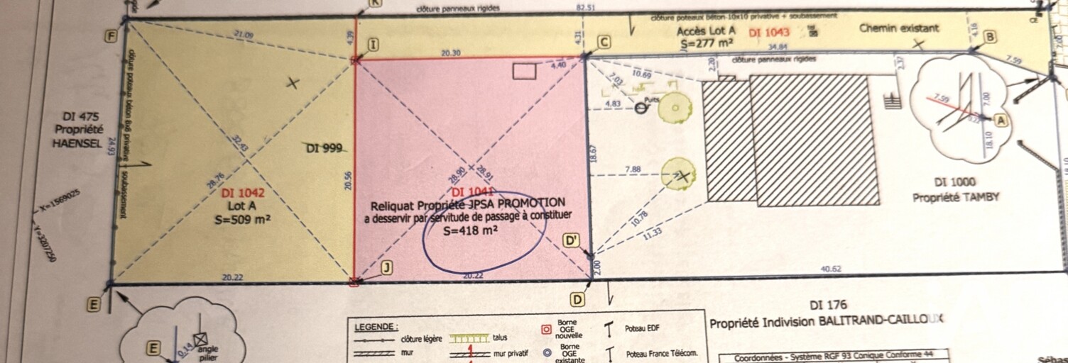 Terrain  927 m² à vendre à Montauban (82000)