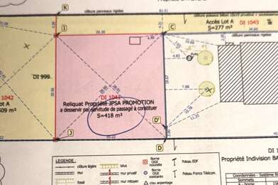 Terrain  77000 €