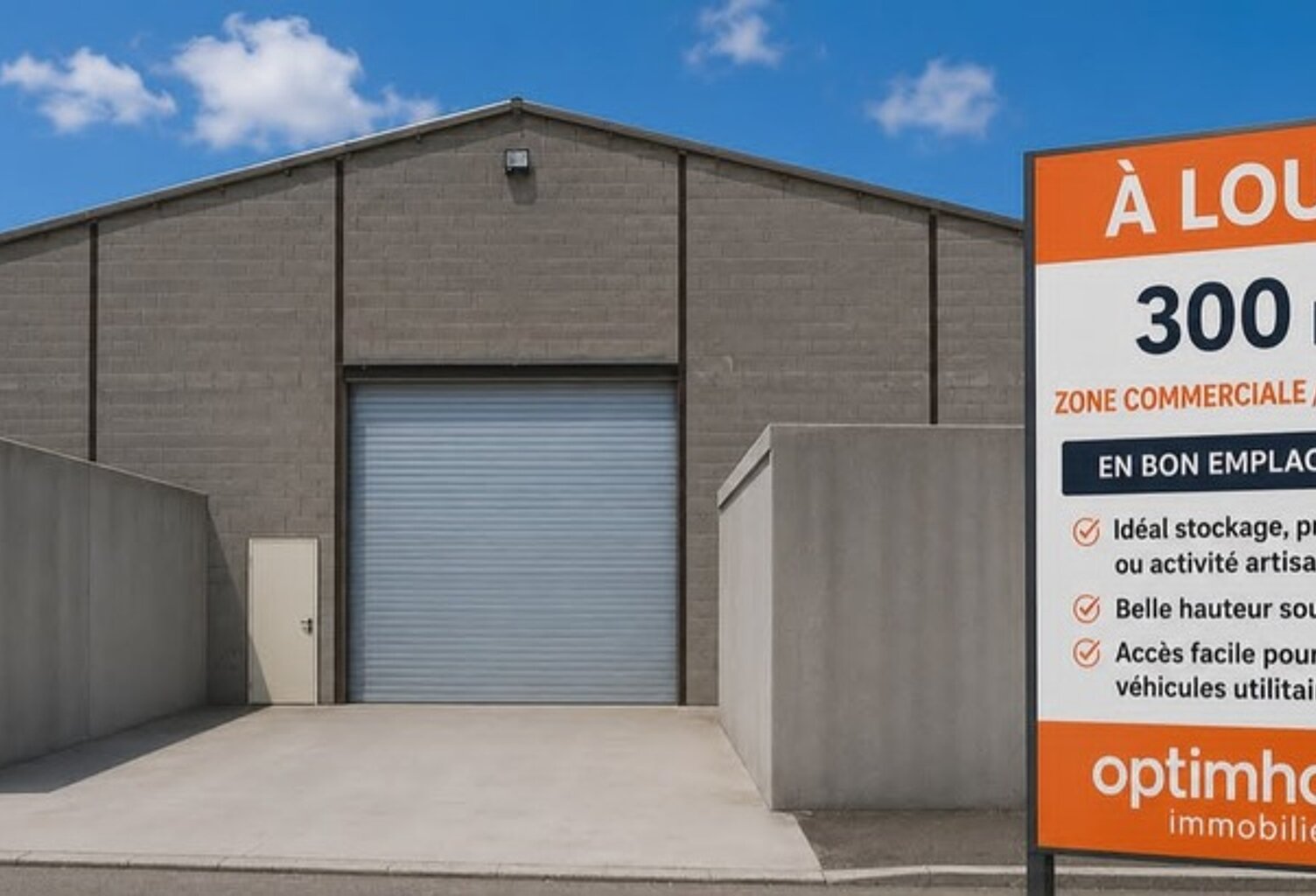 À LOUER – BÂTIMENT D'ACTIVITÉ 300 m² – SECTEUR CAP NORD – REDON — photo 1