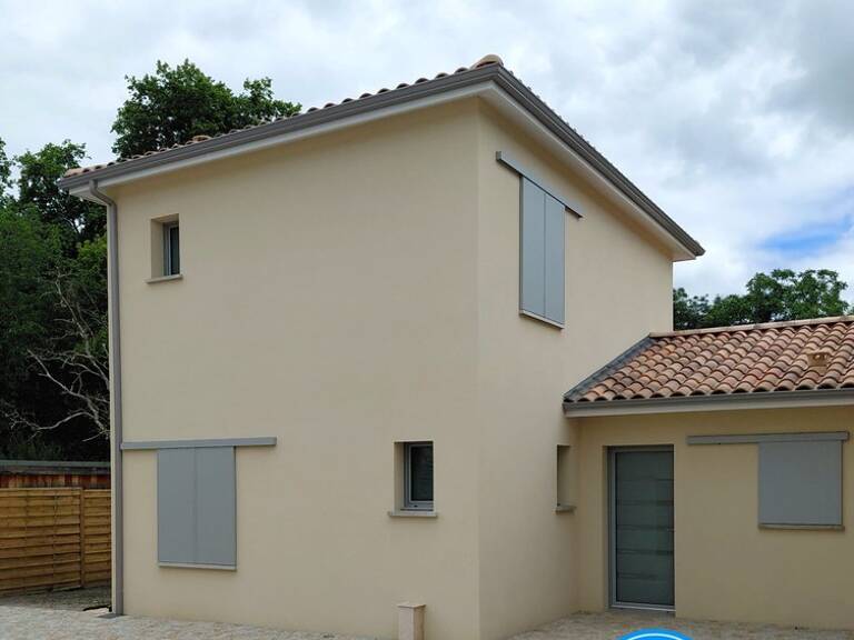 Maison neuve RT 2020 en plein centre de La Brède – jardin, terrasse et vie à pied — photo 1