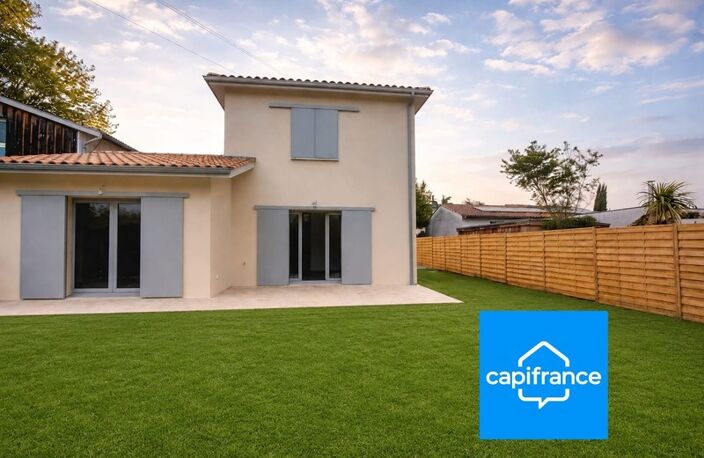 Maison neuve RT 2020 en plein centre de La Brède – jardin, terrasse et vie à pied — photo 2
