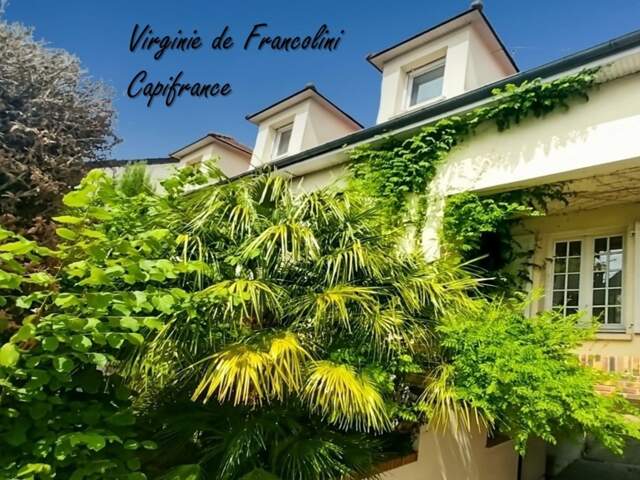 Maisons-Alfort-A vendre maison familiale-7 pièces-5 chambres-sous-sol-terrasse-jardin-2 garages-Proche Bords de Marne — photo du bien