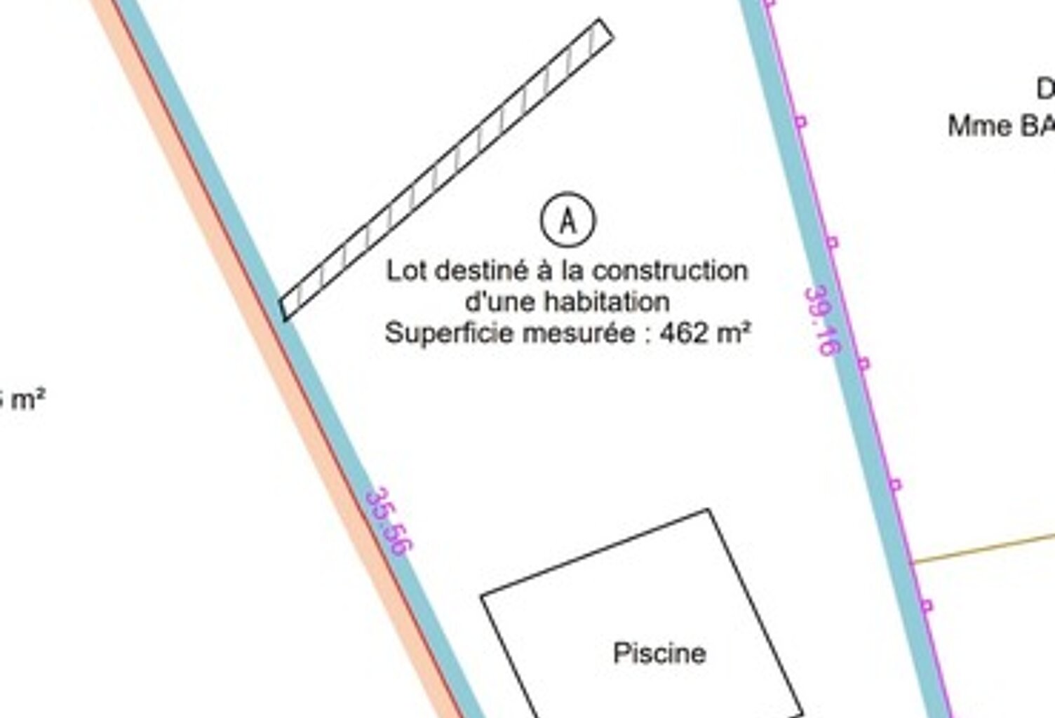 Terrain de 462 M2 Façade de 16M à vendre  POMMEUSE (77) — photo 1