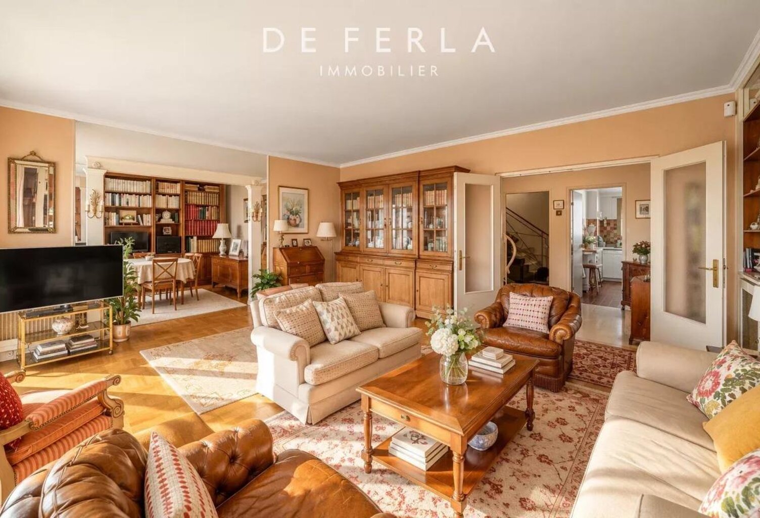 Duplex au dernier étage — Terrasse panoramique — COURBEVOIE / ÎLE DE LA JATTE — photo 1
