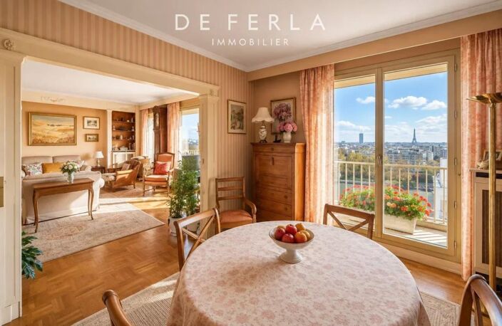 Duplex au dernier étage — Terrasse panoramique — COURBEVOIE / ÎLE DE LA JATTE — photo 4