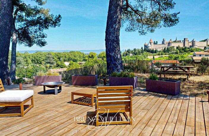 LE PRIVILEGE RARE DE POSSEDER  LA CITE DE CARCASSONNE POUR DECOR — photo 2