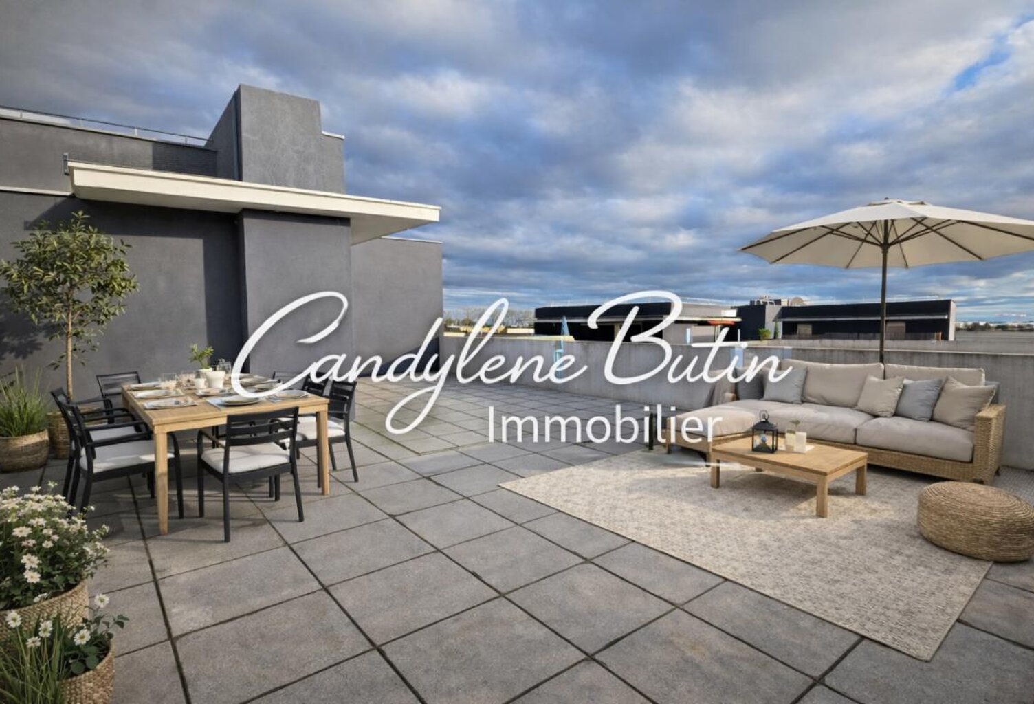 Appartement T3 en attique avec grande terrasse — photo 1