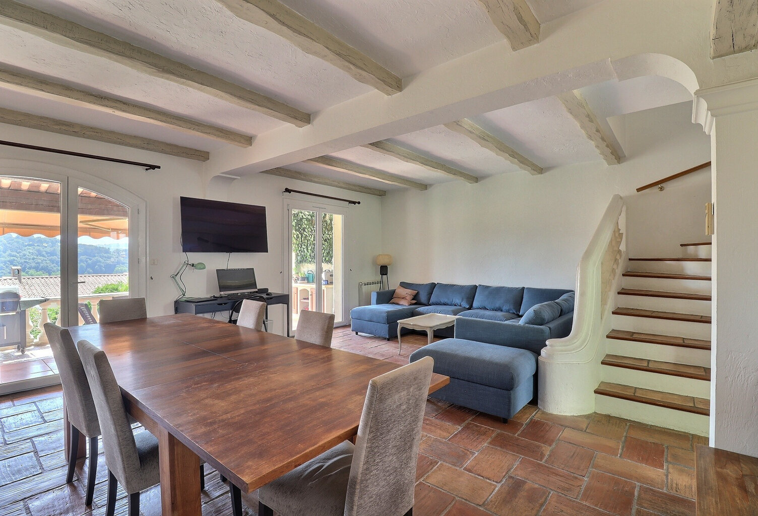 Maison T4 avec jardin, vue mer et Cap d'Antibes — photo 1
