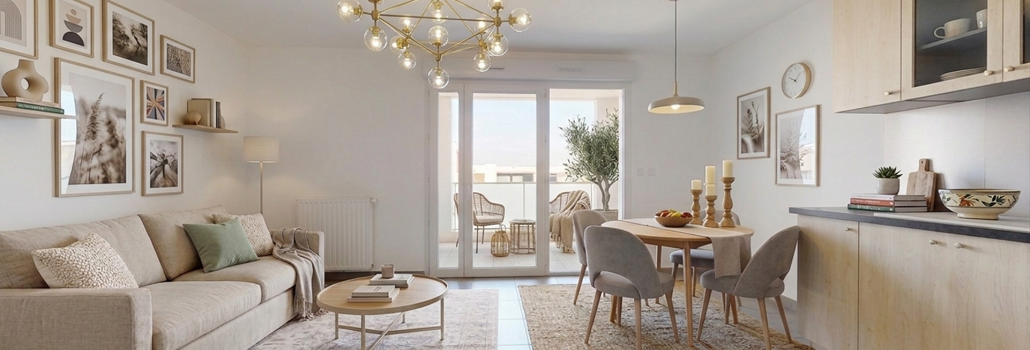 Appartement 3 Pièces 56 m² à vendre à Sérignan (34410)