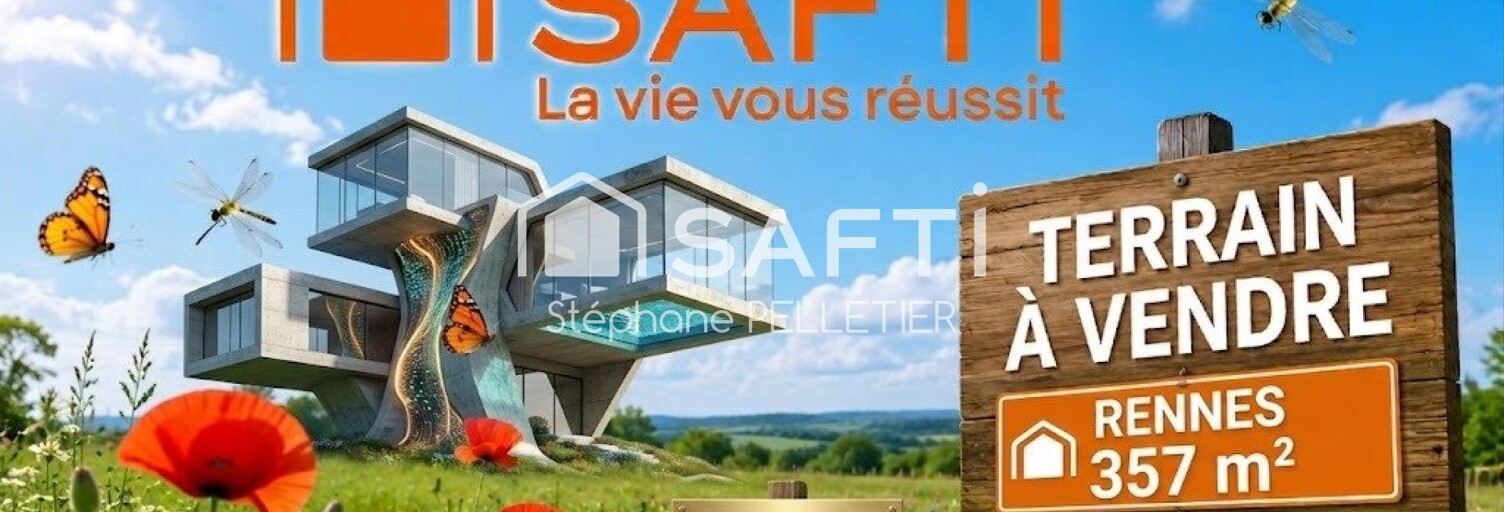 Terrain  357 m² à vendre à Rennes (35700)