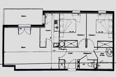 Appartement 3 pièces 110000 €